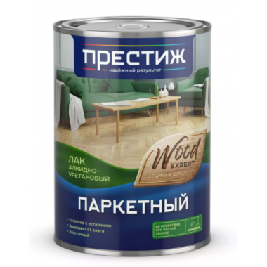 Лак паркетный алкидно-уретановый полуматовый 0.9 л Престиж